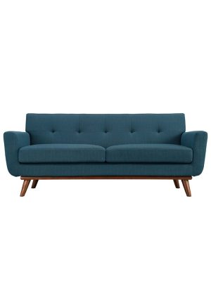 Korea Long Sofa Fabric In Blue Navy Color